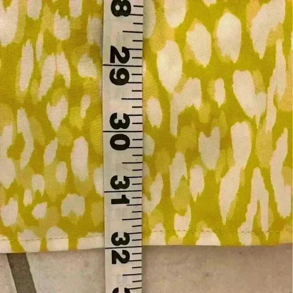 NWT Who What Wear Women's Yellow  Leopard Print Tiered Midi Skirt Size small - Picture 7 of 7